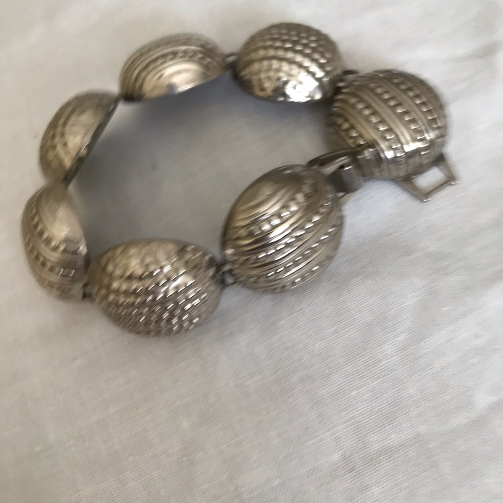 Vintage dome bracelet in sliver - Picture 5 of 5